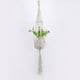 thumbnail image 4 of Fiudx Cesta Colgante Europea, Percha Decorativa de Malla, Cuentas de Madera Natural, Diseño de Tejido Flexible, Ideal para Jardinería Interior, Decoración de Paredes, Uso En La Oficina y El Hogar, 10, 4 of 4