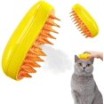 thumbnail image 2 of 3 In 1 Steamy Cat Brush - Upgraded Multifunctional Cat Steamer Brush, Self Cleaning Steam Cat Brush for Massage, Steam Pet Brush for Removing Tangled and Loosse Hair, 2 of 5