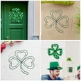 thumbnail image 6 of WEUVEB Iron Four Leaf Clover Wreath Frame for Irish Festival Home Decor, 6 of 7