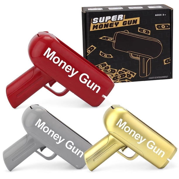 Extraña pistola rociadora de dinero eléctrica de gran potencia, pistola rociadora de dinero, escupe dinero, escupe dinero, pistola de juguete para escupir dinero