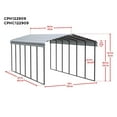thumbnail image 3 of Arrow Carport 12 ft. x 29 ft. x 9 ft. Charcoal, 3 of 8