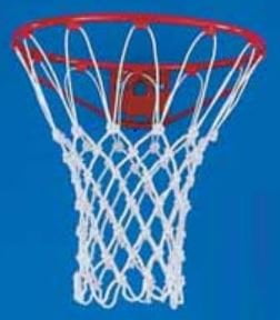 BuyBocceBalls Listing - Pack of 2 - Carron Basketball Net - Anti-Whip - #144 Cotton