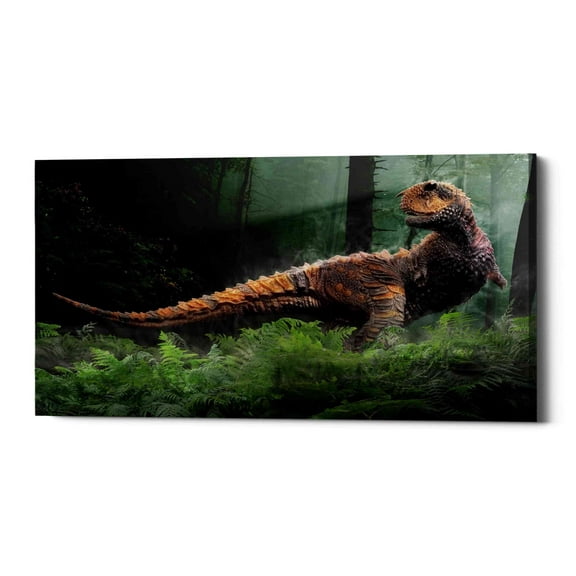 Epic Graffiti 'Carnotaurus' Canvas Wall Art, 12"x24"
