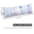thumbnail image 2 of Funda de almohada Cinnamoroll, funda de almohada larga de cuerpo entero, almohada de juegos para niños, cojín de sofá, muebles para el hogar, decoraciones de cama de 20" x 54", 2 of 5