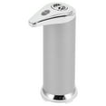 thumbnail image 2 of Dispensador de jabón automático de 250 ml con sensor infrarrojo sin contacto para baño y hogar, color plateado, 2 of 14