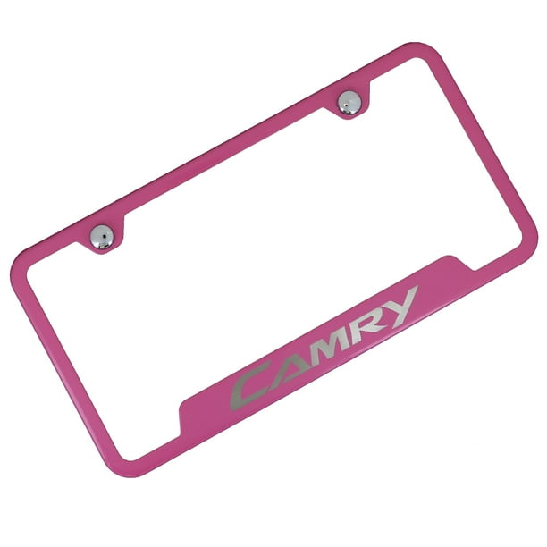 Toyota Camry License Plate Frame (Pink)