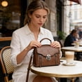 thumbnail image 6 of Women’s Vintage-Style Small Square Crossbody Bag, Fashionable Fabric Crossbody Bag with Retro Charm, Compact Design with Practical Storage, Adjustable Strap Perfect for Daily Wear, 8*6*4in, F, 6 of 7