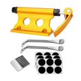 thumbnail image 2 of portátil para neumáticos de bicicleta y soporte de horquilla para bicicleta, bloqueo de instalación, s de reparación de averías del tubo dorado Baoblaze Parches para llantas de bicicleta, 2 of 8
