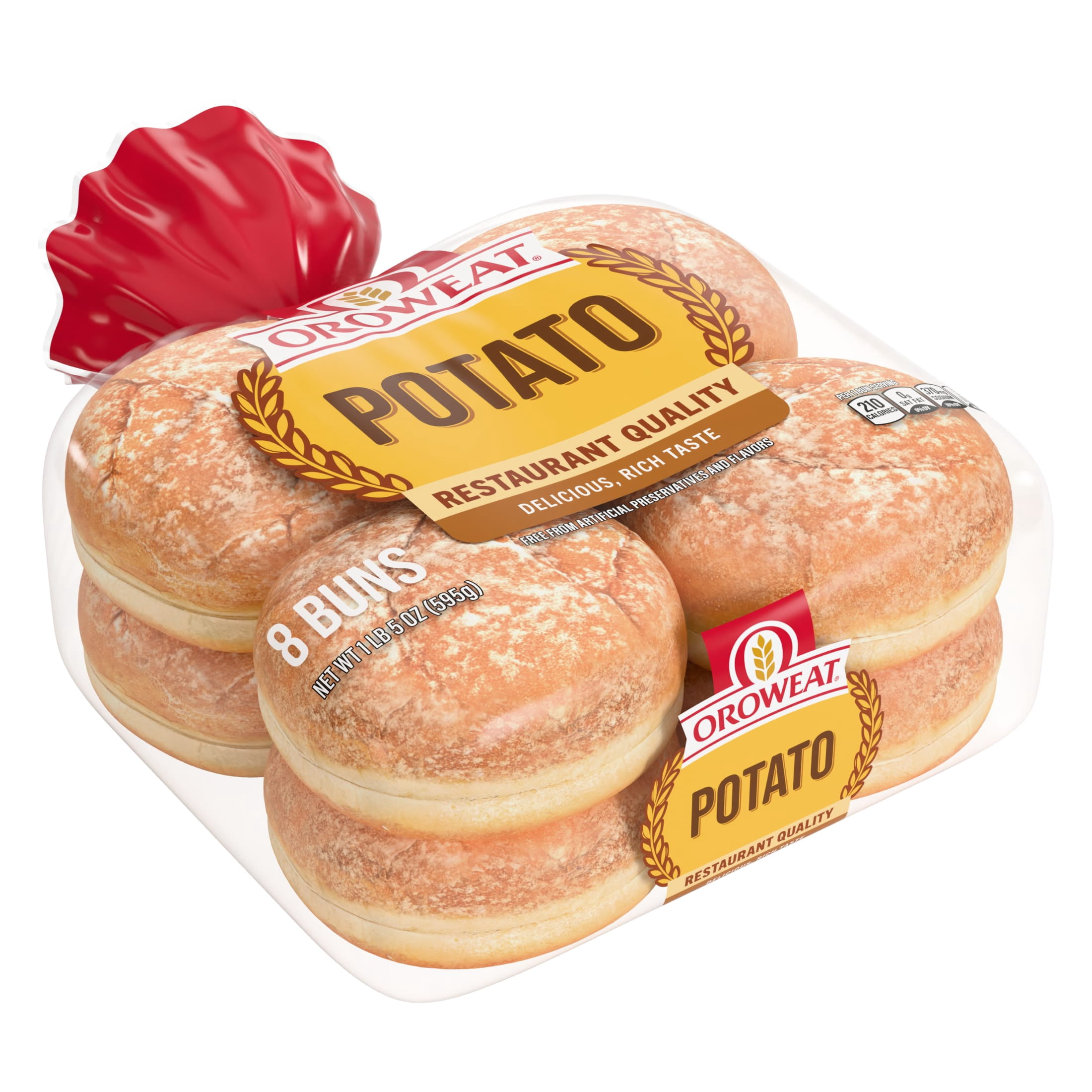 Oroweat Potato Buns, 8 count, 21 oz