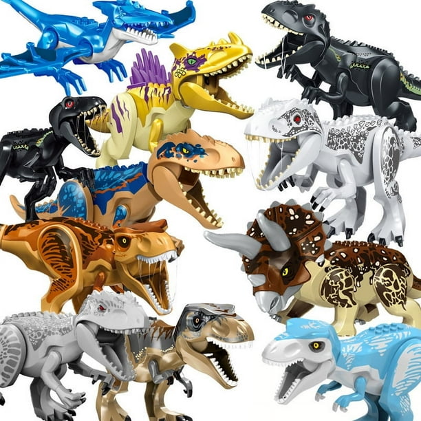 Bloques de construcción de dinosaurios Juguetes Jurásico Gran Tiranosaurio Rex Bloques de construcción ensamblados Rompecabezas Ensamblaje y ensamblaje de dinosaurios