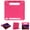 Rose, variant on Handle Case for Samsung Galaxy Tab S7 FE 12.4 Inch (SM-T730/T736B) & Galaxy Tab S7 Plus 12.4" (SM-T970) Tablet, Kids Proof Protective Portable Durable Lightweight Stand Rugged Cover Case(Rose)