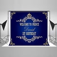thumbnail image 1 of EREHome Polyester Fabric Photography Backdrop Newborn 5x7ft Gold Damask Photo Backgrounds Backdrops for Baby Personalized Kids Name and Date Photo Backdrop Banner, 1 of 1