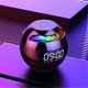 thumbnail image 4 of Wireless Bluetooth Speaker Colorful Subwoofer with LED Display FM Radio Alarm Clock Bluetooth Hifi Card MP3, 4 of 5