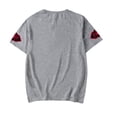 thumbnail image 4 of Hazbin Hotel Unisex Impreso Camiseta de manga corta Unisex Loose Casual Top de manga corta Gris/4XL, 4 of 4