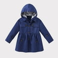 thumbnail image 2 of Lindreshi Winter Coats for Toddler Girls and Boys Toddler Kids Baby Boys Girls Fashion Solid Color Windproof Jacket Detachable Hooded Windbreaker Coat, 2 of 9