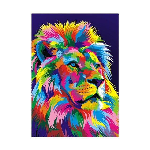 Pintura Del Diamante DIY 5D, Decoración De De Lona arte De arte De Del Completo León-30x40cm Sunnimix Broca de pintura diamante