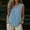 Blue#12, variant on Yteetum Tank Tops for Women Summer Sleeveless V Neck Shirts Womens Casual Solid Loose Lightweight Comfy Tarvel Vacation Tanks