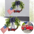 thumbnail image 4 of Modern Home Decor, Independence Day Wreath Handmade Decorative Props Suitable for Home Window Full Of and Stripes, 4 of 6