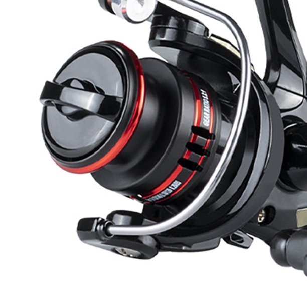 Carrete de pesca Herramienta giratoria de alta sensibilidad (goma blanda) Negro Rojo JShteea Para Estrenar