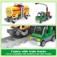 thumbnail image 2 of City Freight Car Building Toy Set - Classic Tanker Car & Cargo Train Model, 199-Piece MOC Construction Toy for Train Lovers & STEM Gifts for Boys & Girls 6-8+, 2 of 7