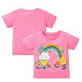 thumbnail image 2 of Nmmacb Baby Kids Girls Summer T-Shirts Toddler Short Sleeve Cotton Top Tees Cartoon Crewneck T-Shirts for 2-8Y, 2 of 8
