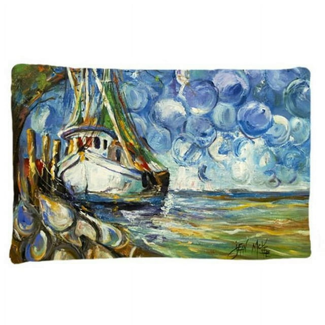 Carolines Treasures JMK1080PILLOWCASE Shrimp Boat 101 Fabric Standard Pillowcase