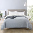 thumbnail image 1 of Diamond knit and Sherpa Reversible Blanket, 1 of 4