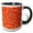 Black/White, variant on 3drose, Dynamic Hypnotic Geometrical Round Tiled Mosaic Pattern Background, 11oz Mug