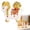 WH1, variant on Goat Resin Figurine with fortune Bag, Feng Shui Animal Statue for Home office Desk Decor, Collectible Resin Ornament
