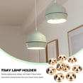 thumbnail image 5 of FUTUREORYY 10Pcs Premium Metal Ceiling Plate Cover for Pendant Light Fixtures in Golden Finish, 5 of 5