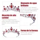thumbnail image 4 of Reina Corona Princesa Boda Tiara Tiara Nupcial Y Cumpleaños, 4 of 8