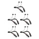 thumbnail image 1 of Seitruly Auricular de PP para colgar en el cuello, repuesto tipo C, inalámbrico, para deportes, correr, transmisión en vivo, regalo de Type2 NO2, 1 of 6