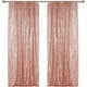 thumbnail image 1 of XmhyTop-A Cortinas con purpurina (2 unidades, 60 x 240 cm), Telón de fondo brillante para fiestas, decoración de fiestas, Oro rosa, 1 of 5