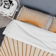 thumbnail image 4 of Designart 'Orange Sun Print III' Moderno Juego de Funda Nórdica, 4 of 5