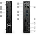 thumbnail image 6 of Dell OptiPlex 3080 - Micro Core i5 10500T / up to 3.8 GHz - RAM 4 GB - SSD 128 GB - NVMe, Class 35 - UHD Graphics 630 - Gigabit Ethernet, Bluetooth - Win 10 Pro 64-bit - monitor: none - BTS - with 3 Years Hardware Service with Onsite - Disti SNS, 6 of 11