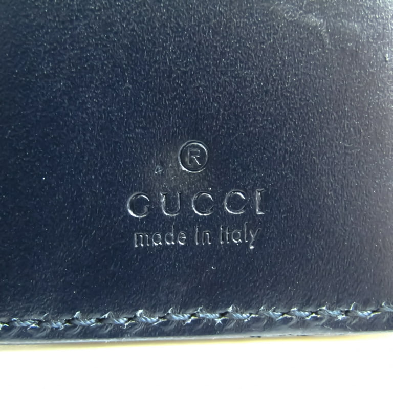 Gucci Guccissima leather clip key case