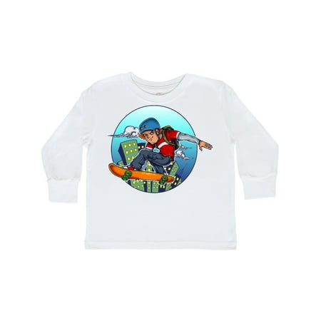 

Inktastic City Skateboarder Gift Toddler Boy or Toddler Girl Long Sleeve T-Shirt