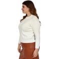 thumbnail image 2 of Suéter con barbitas Roman Fashion Tallas Extras 2023 Blanco Unitalla, 2 of 6