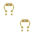 thumbnail image 1 of maskred 1/2/3/5 2021 New Fake Nose Ring Alloy Nose Hoop Septum Rings For Gold 2PCS, 1 of 6