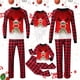 thumbnail image 2 of Conjuntos de pijamas a juego para la familia Rde, Tops navideños de manga larga con estampado EIK + pantalones con estampado a cuadros, ropa para dormir en casa de otoño, ropa de Navidad, 2 of 4