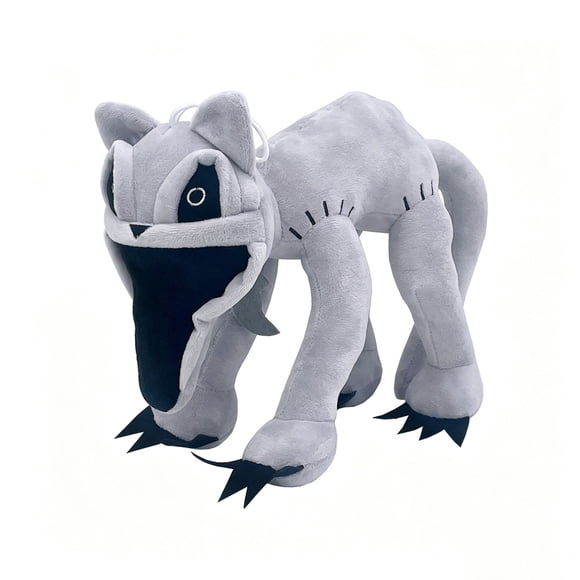 Peluche 11,8 Po Poppy Playtime Smiling Critters Nightmare CatNap, Monstre Gris en Peluche, Personnage de Jeu Doux, Peluche de Collection pour Enfants et Fans
