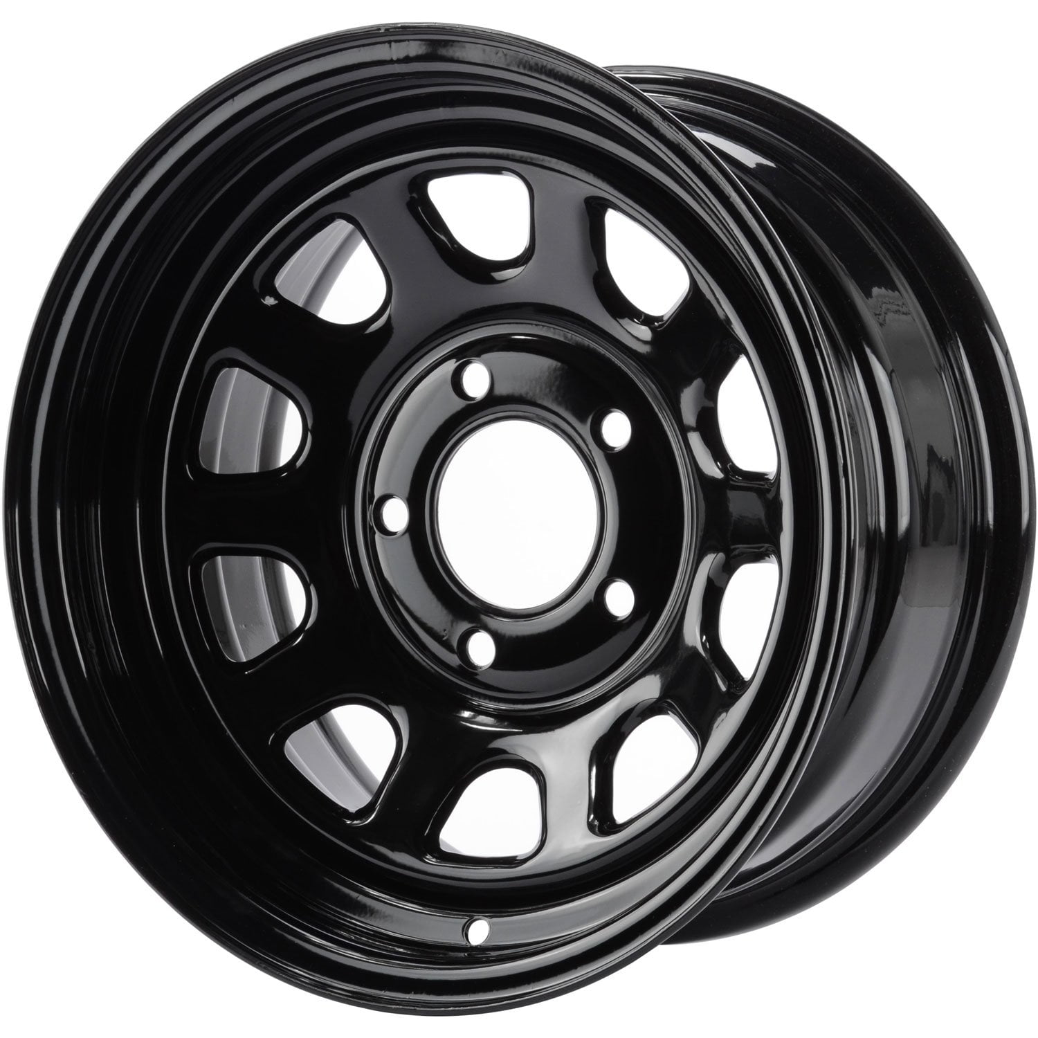 Vision D Window 15x7 5x127 6et Gloss Black Wheel
