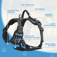 thumbnail image 5 of Magshion No Pull Mesh Dog Harness with Control Handle, Reflective Vest Pet Harness for Small Dogs, Sky Blue S, 5 of 9