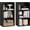 Black, variant on LOKO 3-Tier Cube Bookcase, Modern Open Bookshelf with Adjustable Shelves, Floor Standing Cubby Display Cabinet, Wooden Modular Storage Organizer for Living Room, Study, Home Office(1, Brown)