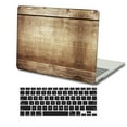 thumbnail image 1 of KSK KAISHEK Hard Shell Case for MacBook Pro 15" 2019 2018 2017 2016 A1990&A1707 + Black Keyboard Cover, Wood grain A 114, 1 of 5