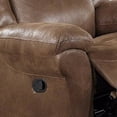 thumbnail image 2 of Betty 41 Inch Manual Recliner Armchair, Pull Tab Mechanism, Rich Brown, 2 of 5