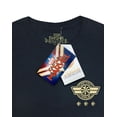 thumbnail image 4 of Marvel T-Shirt à Manches Courtes pour Femmes Noir Captain Marvel (XX-Grand) [comp], 4 of 4