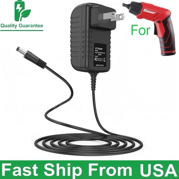 AC Charger For Bauer 1894F-B 4V Cordless Screwdriver 64313 Power Supply Charger