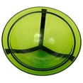 thumbnail image 2 of Achla Designs 12 In Hand Blown Crackle Glass Birdbath with Stake, Fern Green, 2 of 9