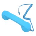thumbnail image 1 of Cell Phone Handset Telephone Receiver 9ft Coiled Cord Volume Control Wired Cell Phone Handset Works with All Smartphones and Computers with a 3.5mm Headphone Jack, 1 of 7